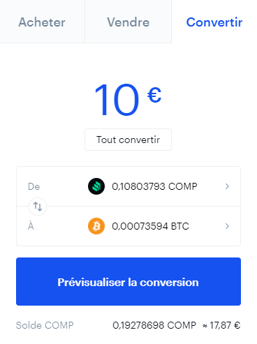 Coinbase Convert