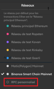 MetaMask Networks